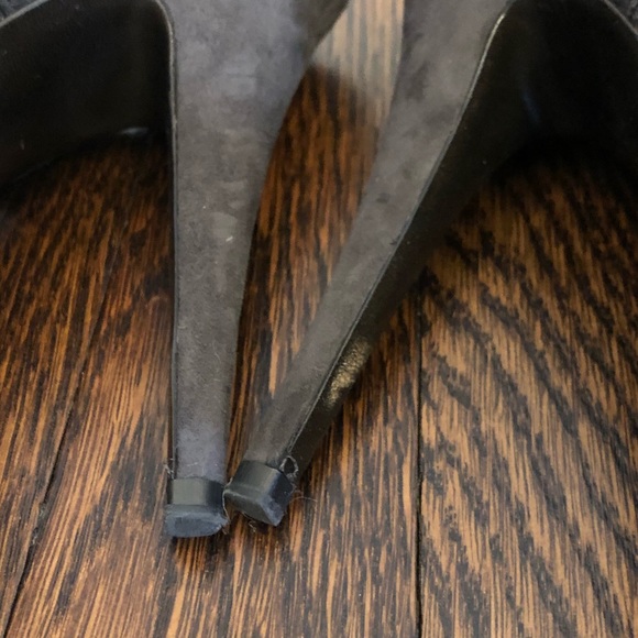 Sexy MIU MIU Grey Suede Platform Gladiators - Picture 3 of 8